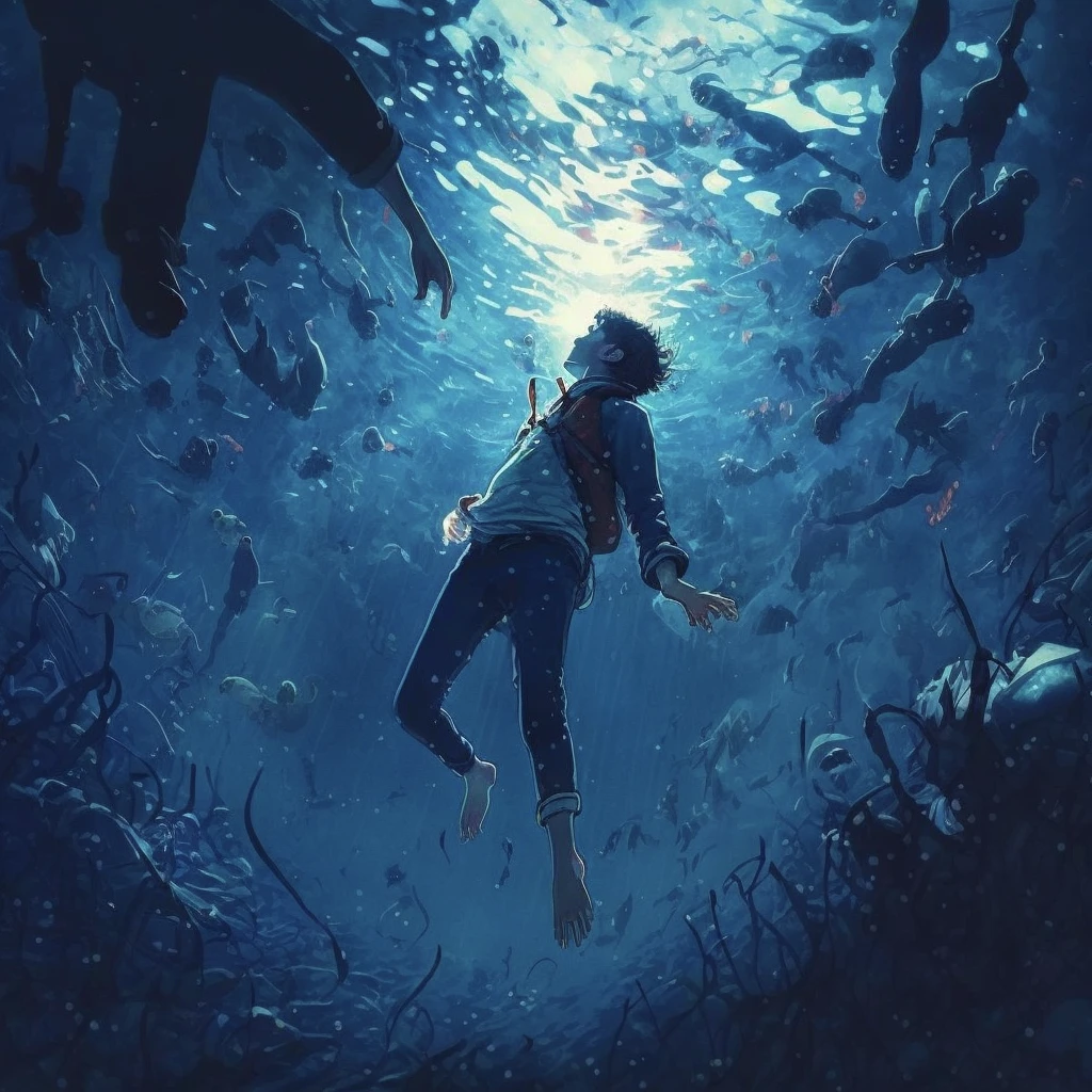 Tusag_A_anime_hero_sinking_in_the_middle_of_the_ocean_drowning__f3de5f50-0ee3-4ae3-b937-63e2b74696cf.webp