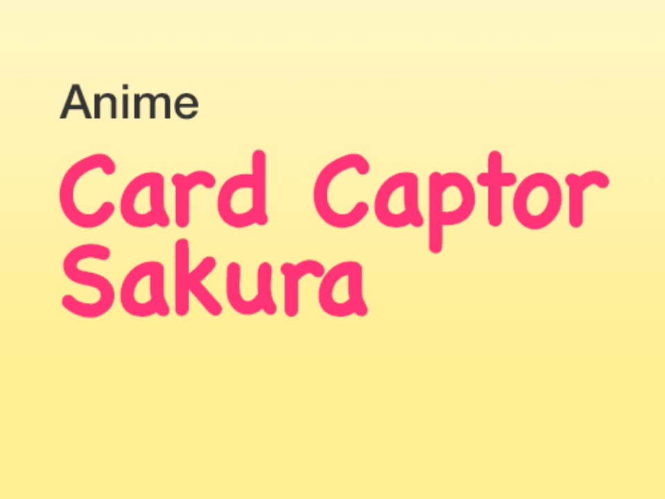 Card Captor Sakura homepage