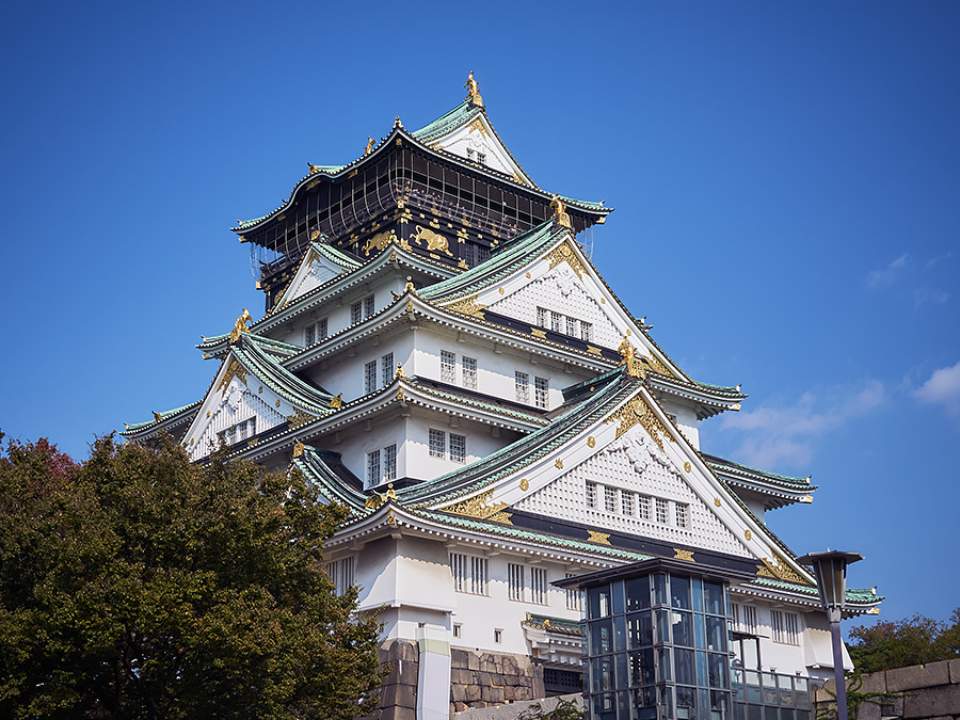 오사카성의 모습