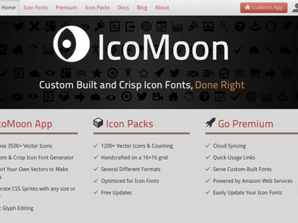 icon font 제작 "IcoMoon 사이트에서 아이콘 폰트 만들기"