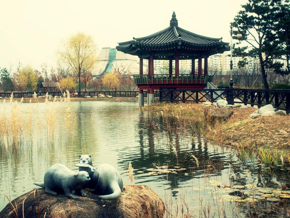 한가한 공원