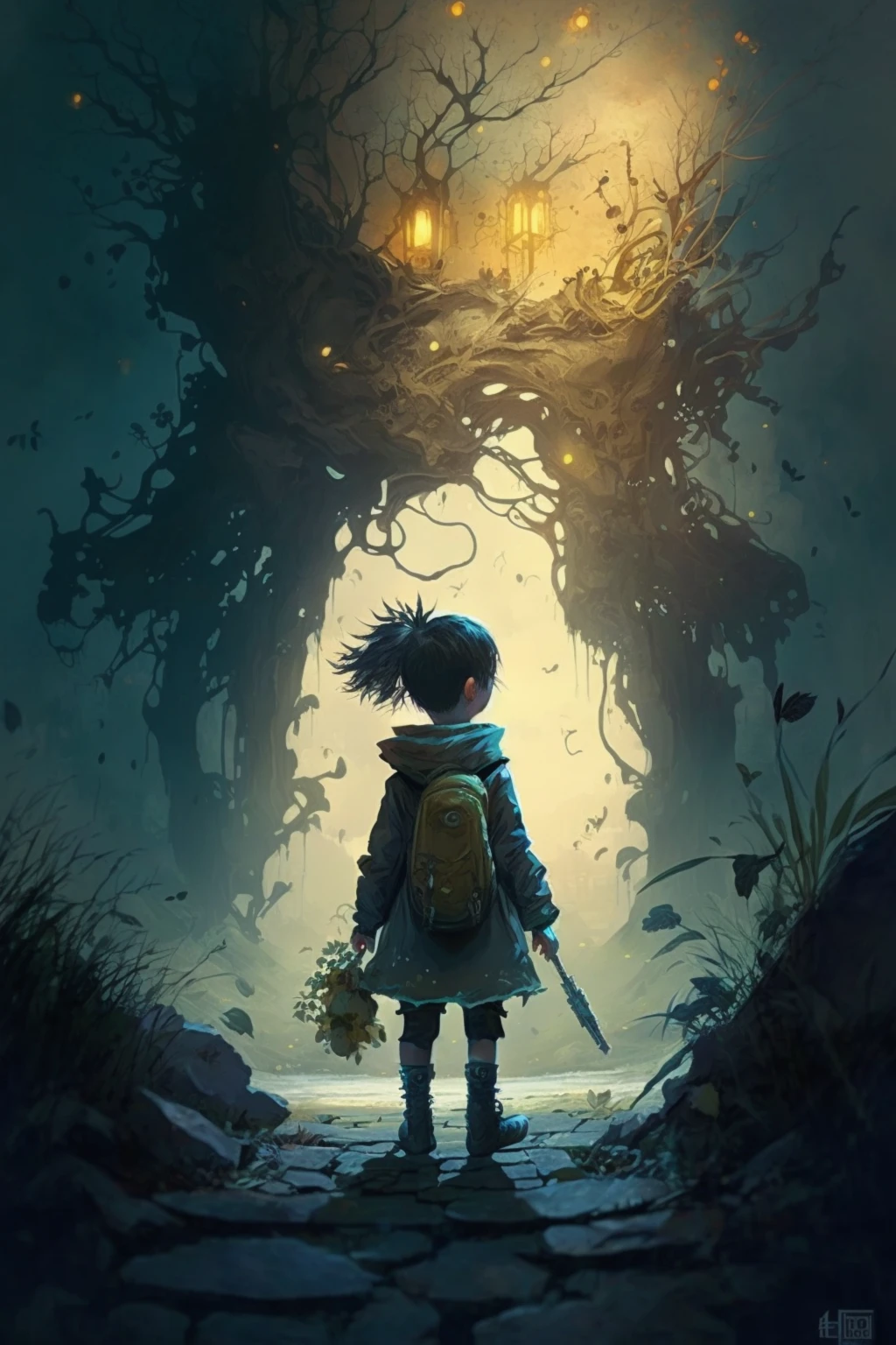 MrNoMbre_a_cute_kid_with_adventure_outfit_and_his_mystical_frie_dbff3403-eed5-402b-a327-e15d70ac679b.webp