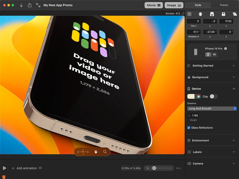 Mockup Generator 3D - Rotato