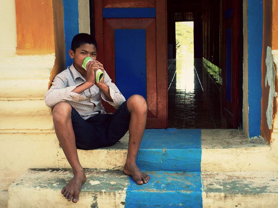 캄보디아의 학생