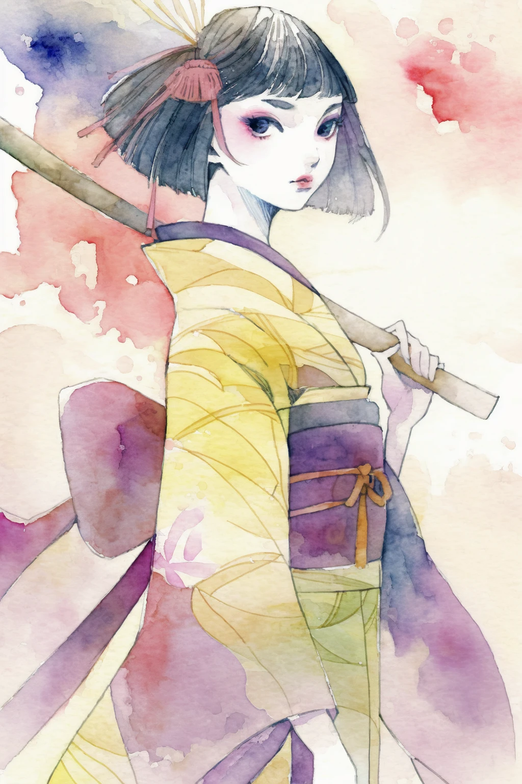 Chewy_anime_girl_Yoshitaka_Amano_artstyle_sumi-e_and_ukiyo-e_st_523c2eca-a3ae-4a43-b6e6-586757dfc06d.webp
