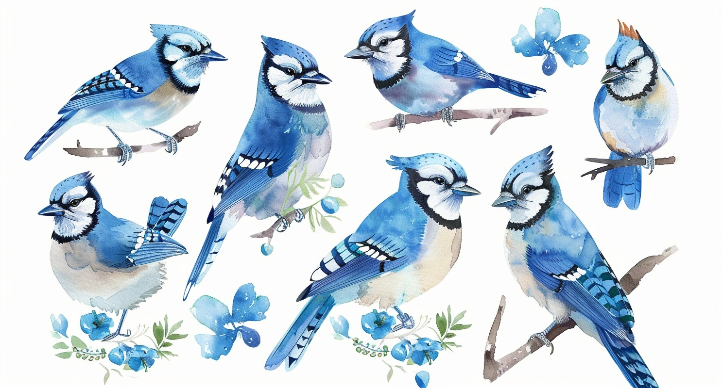 newlifeicon_87123_set_of_decorative_watercolor_bluejay.webp