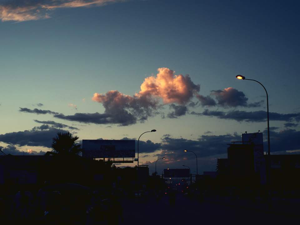 마지막날의 하늘