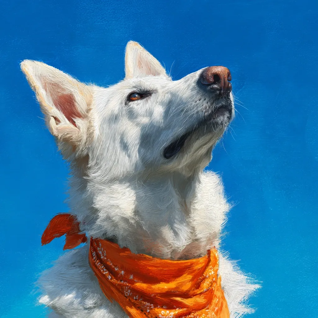GoOSe_white_shepherd_looking_up_at_the_sky_with_an_orange_ban_1dc5a0dd-5873-475e-bc2a-431229488671_1.webp