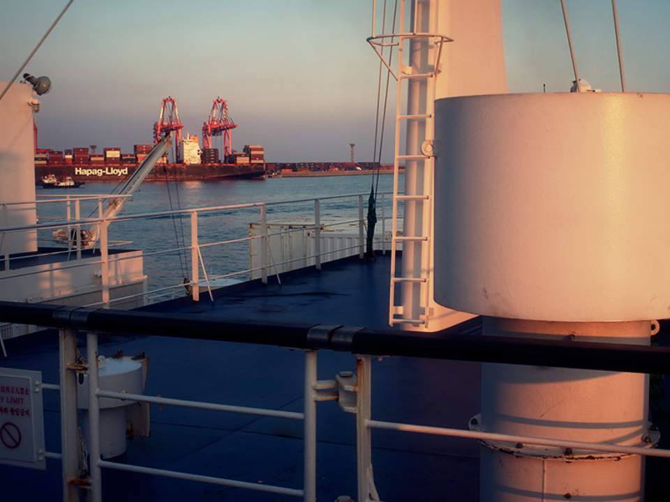 돌아오는 배안에서