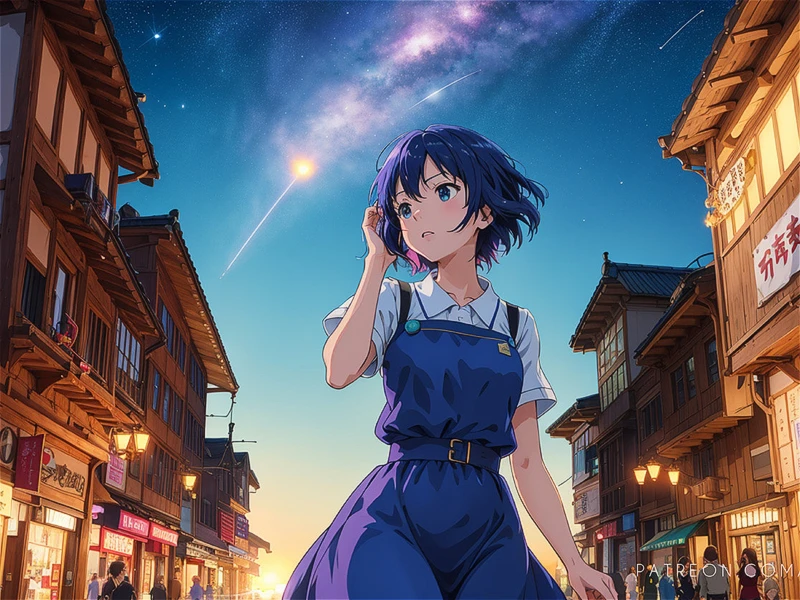Japan 2D anime style generated by Stable diffusion