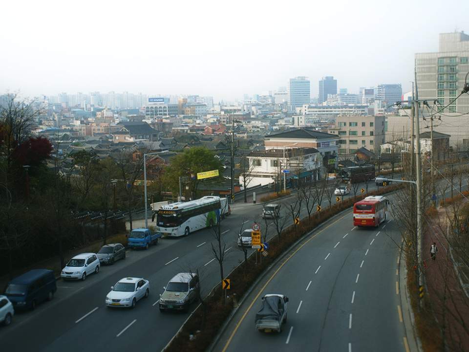 어느곳의 도로