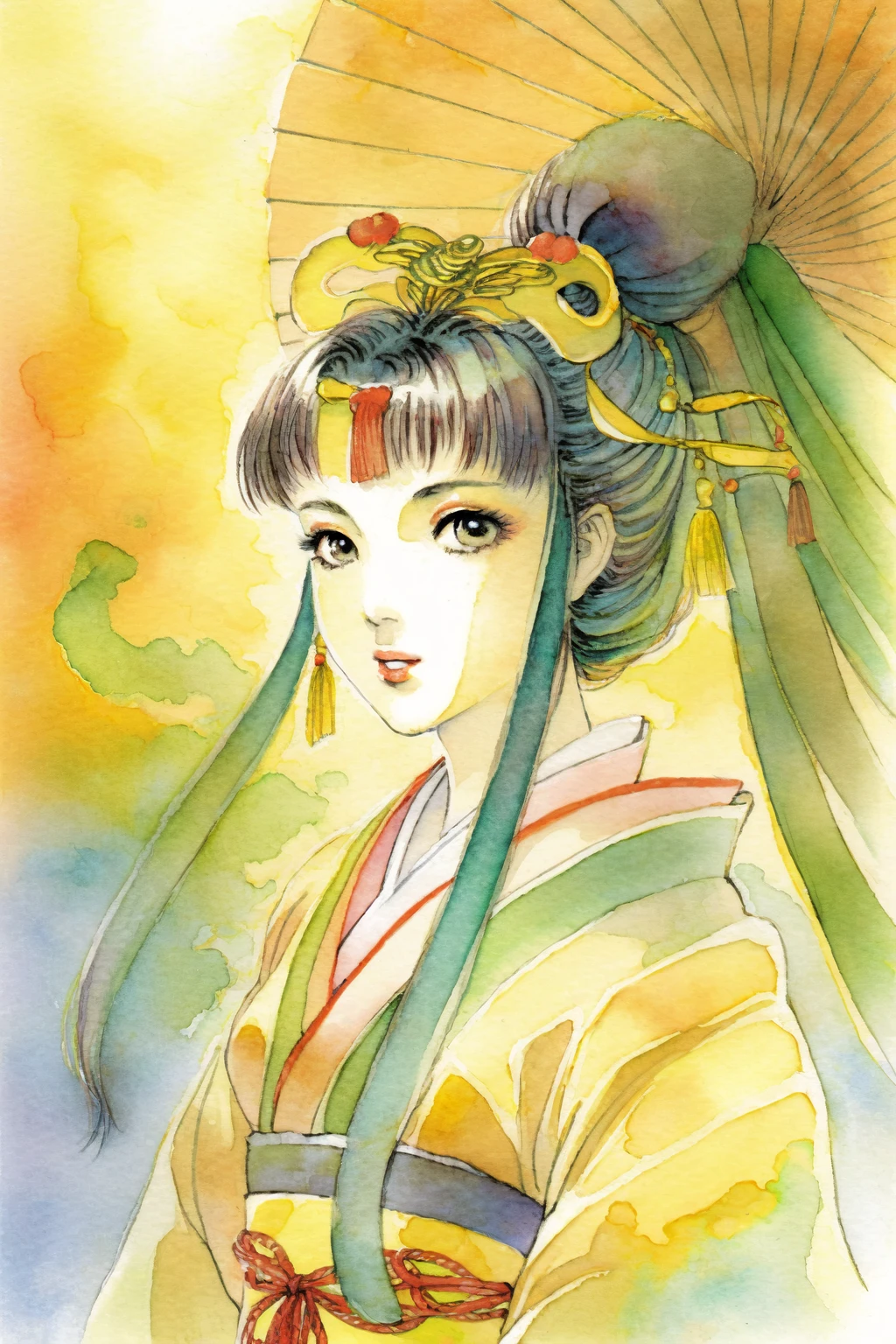 Chewy_anime_girl_Yoshitaka_Amano_artstyle_sumi-e_and_ukiyo-e_st_5955501e-8362-429b-a802-218d1213ccbe.webp