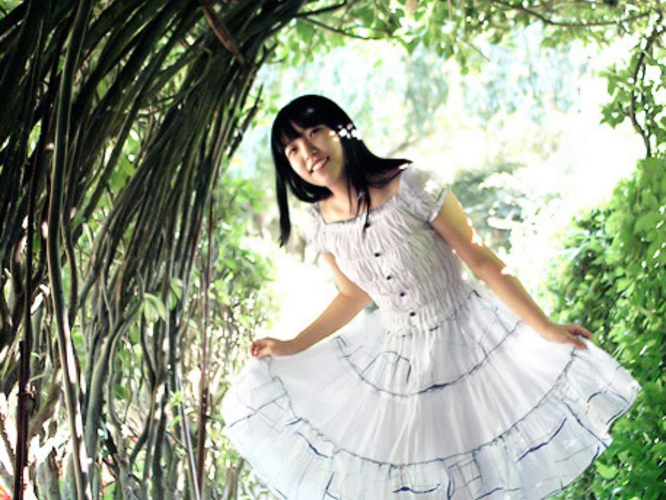 식물원에서 촬영