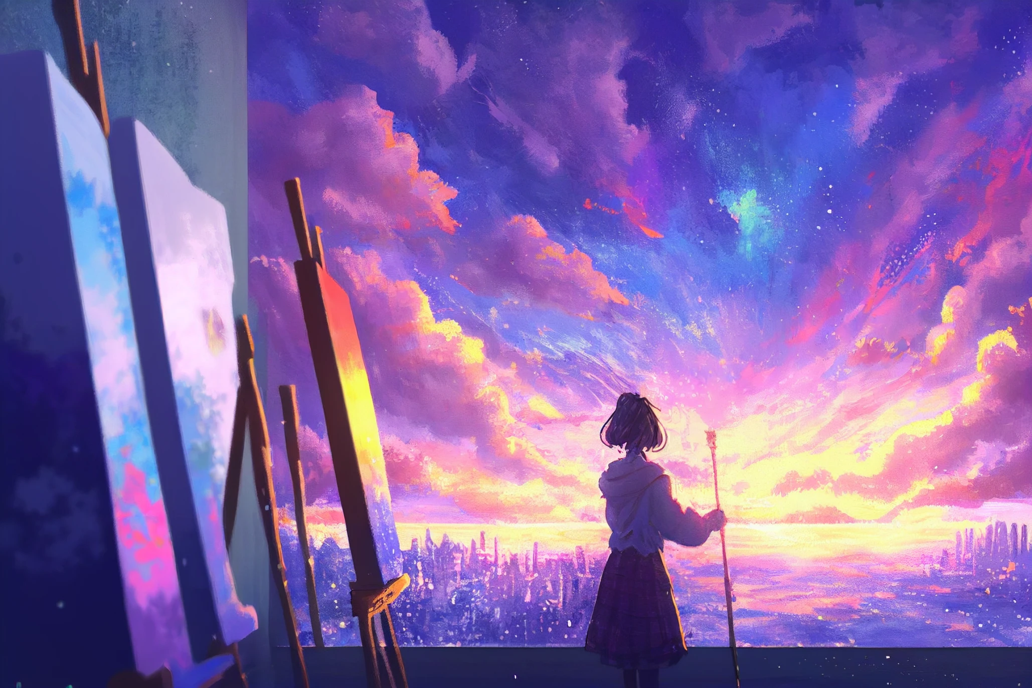 Chewy_female_anime_painting_beautifully_colored_paintbrush_stro_9134257f-b678-4e3c-b8c8-feba0a02072d.webp