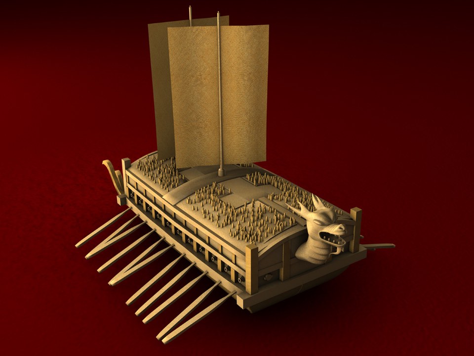 Turtle ship