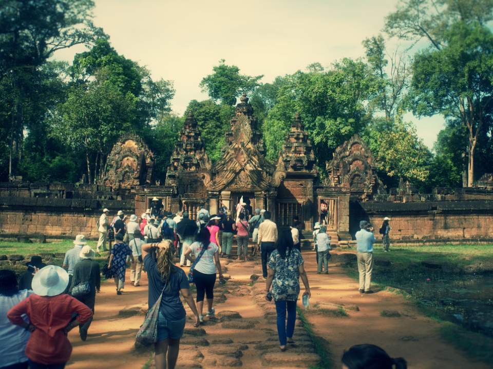 Banteay Srey 투어시작